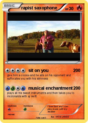 Pokemon rapist saxophone