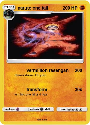 Pokemon naruto one tail