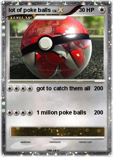 Pokemon lot of poke balls