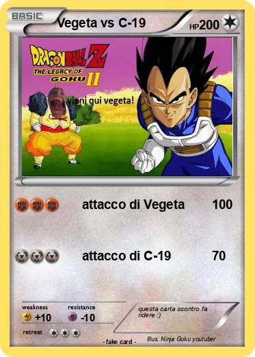 Pokemon Vegeta vs C-19
