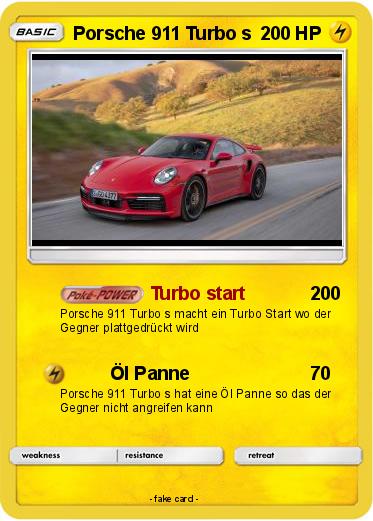 Pokemon Porsche 911 Turbo s
