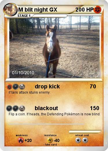 Pokemon M blit night GX