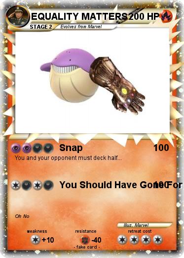 Pokemon EQUALITY MATTERS