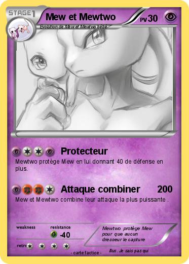 Pokemon Mew et Mewtwo