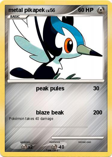 Pokemon metal pikapek