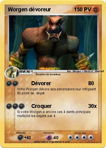 Pokemon Worgen dévoreur