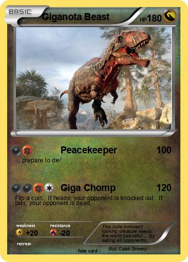 Pokemon Giganota Beast