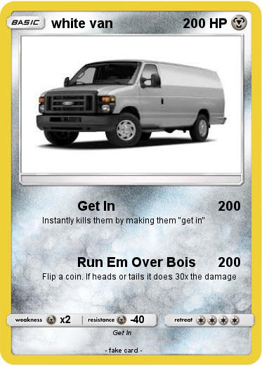 Pokemon white van