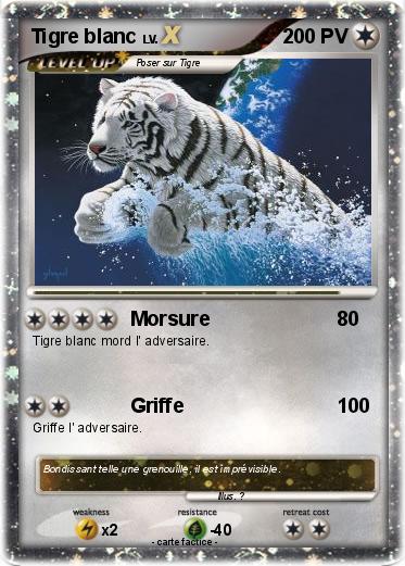 Pokemon Tigre blanc