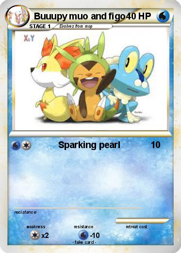 Pokemon Buuupy muo and figo