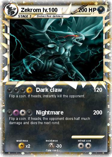 Pokemon Zekrom lv.100