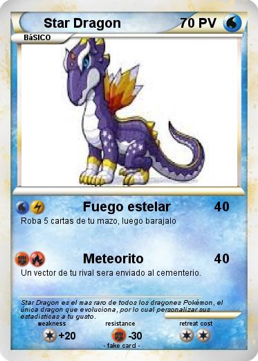 Pokemon Star Dragon