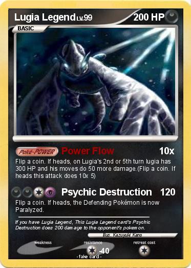 Pokemon Lugia Legend