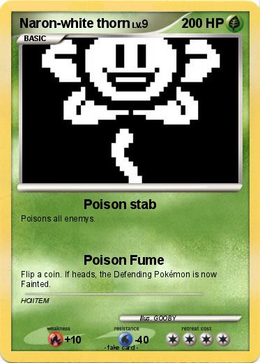 Pokemon Naron-white thorn