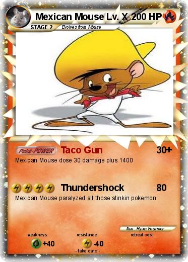 Pokemon Mexican Mouse Lv. X