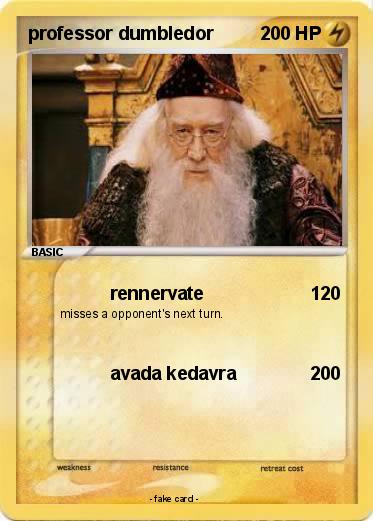 Pokemon professor dumbledor
