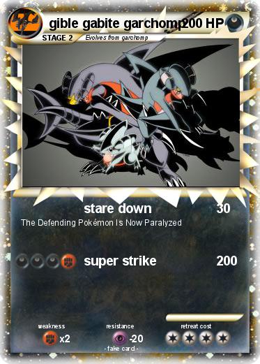 Pokemon gible gabite garchomp