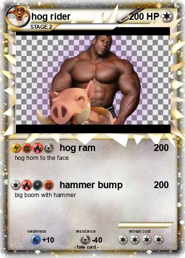 Pokemon hog rider