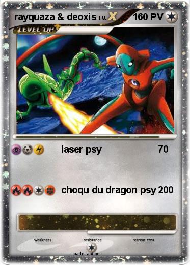 Pokemon rayquaza & deoxis