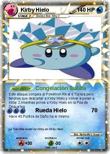 Pokemon Kirby Hielo