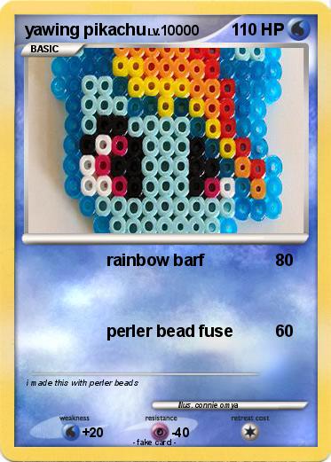 Pokemon yawing pikachu