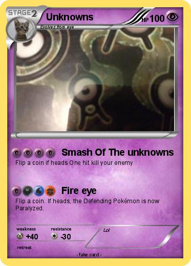 Pokemon Unknowns