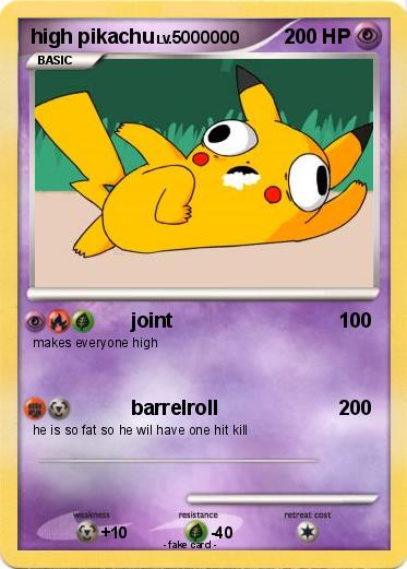 Pokemon high pikachu
