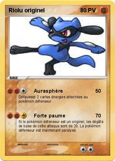 Pokemon Riolu originel