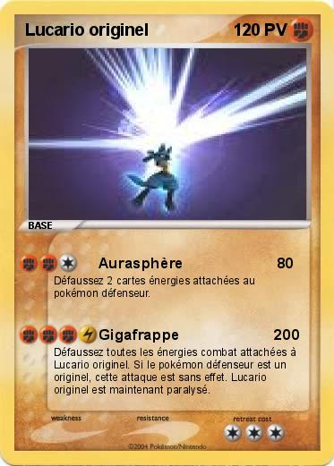Pokemon Lucario originel