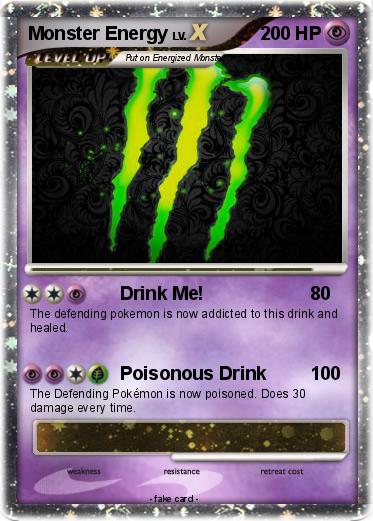 Pokemon Monster Energy