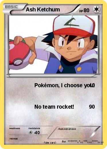 Pokemon Ash Ketchum