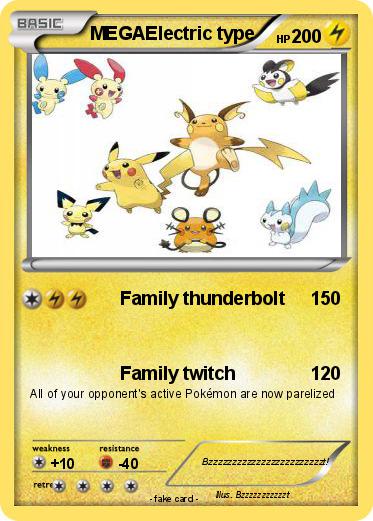 Pokemon MEGAElectric type