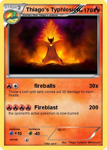 Pokemon Thiago's Typhlosion