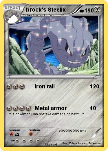 Pokemon brock's Steelix