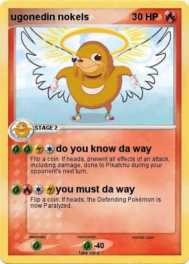 Pokemon ugonedin nokels
