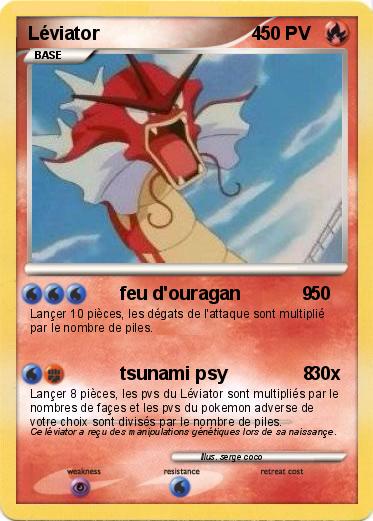 Pokemon Léviator                              4