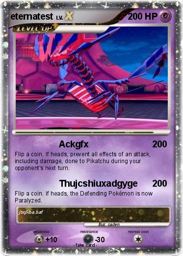 Pokemon eternatest