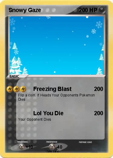 Pokemon Snowy Gaze