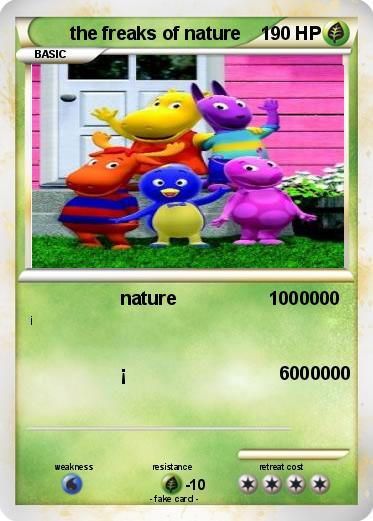 Pokemon the freaks of nature