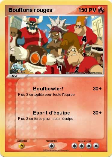 Pokemon Bouftons rouges