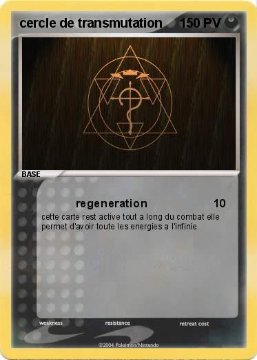 Pokemon cercle de transmutation
