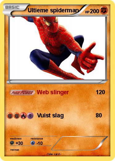 Pokemon Ultieme spiderman