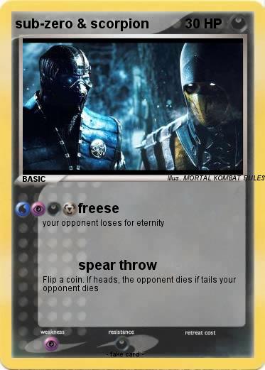 Pokemon sub-zero & scorpion