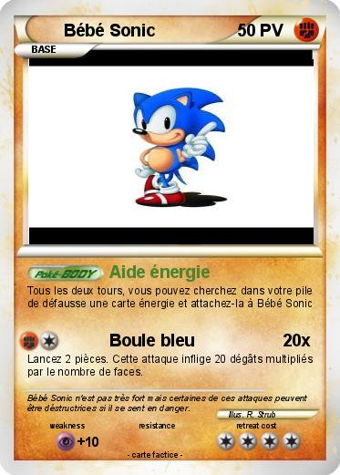 Pokemon Bébé Sonic