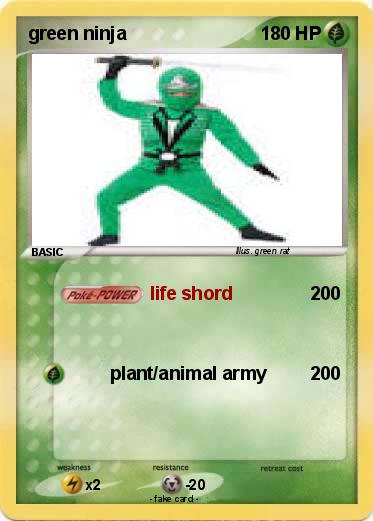 Pokemon green ninja