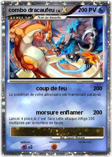 Pokemon combo dracaufeu