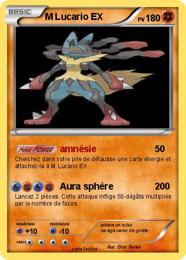 Pokemon M Lucario EX