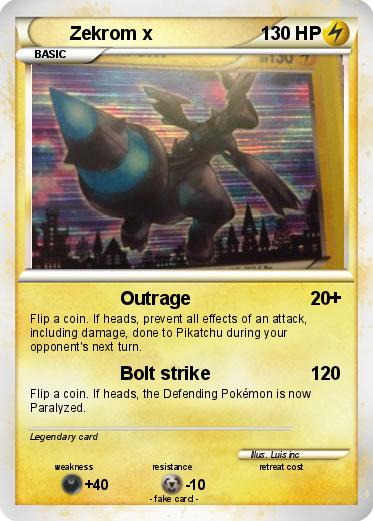 Pokemon Zekrom x