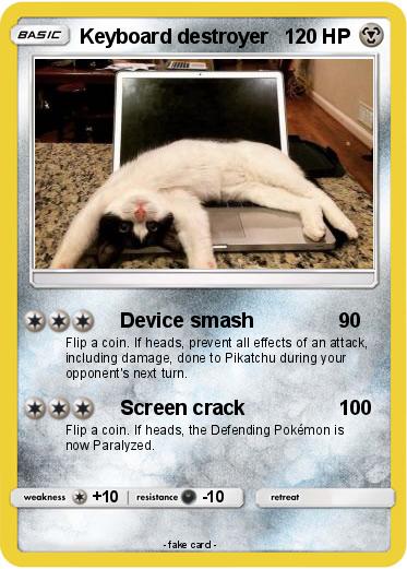 Pokemon Keyboard destroyer