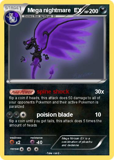 Pokemon Mega nightmare  EX